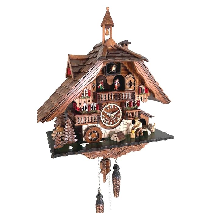 Buy Black Forest Cuckoo Clock Black Forest House Quartz Movable Wood