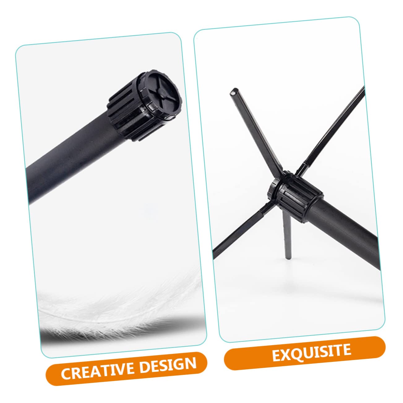 CIMAXIC Portable Flute Stand Foldable Clarinet Holder Sturdy Construction for Home and