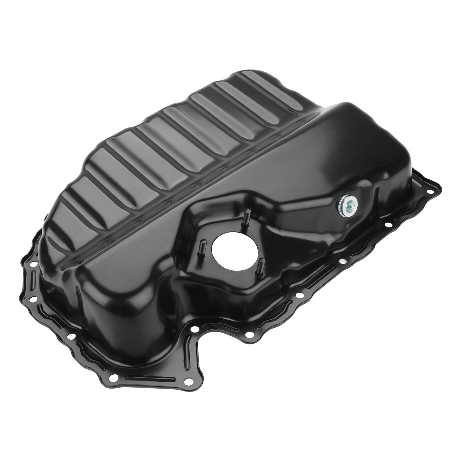 Engine Oil Pan with Drain Plug Compatible with Audi A3 Q3 Quattro TT