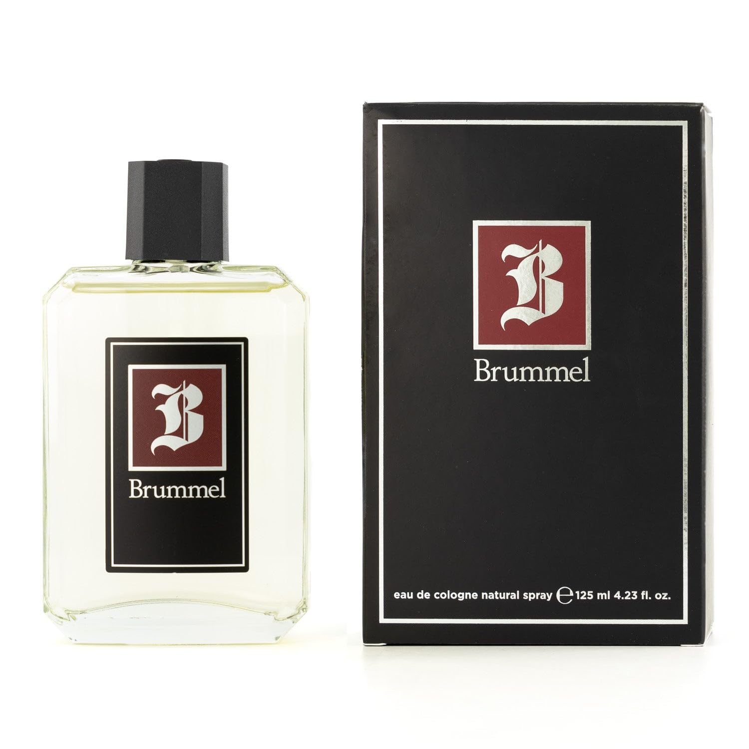 BRUMMEL - Classique 125 ml, Eau de Toilette pour Homme, Cologne, Parfum Élégant et Sophistiqué, Senteur Hespéridée Épicée, Parfum Frais Longue Durée