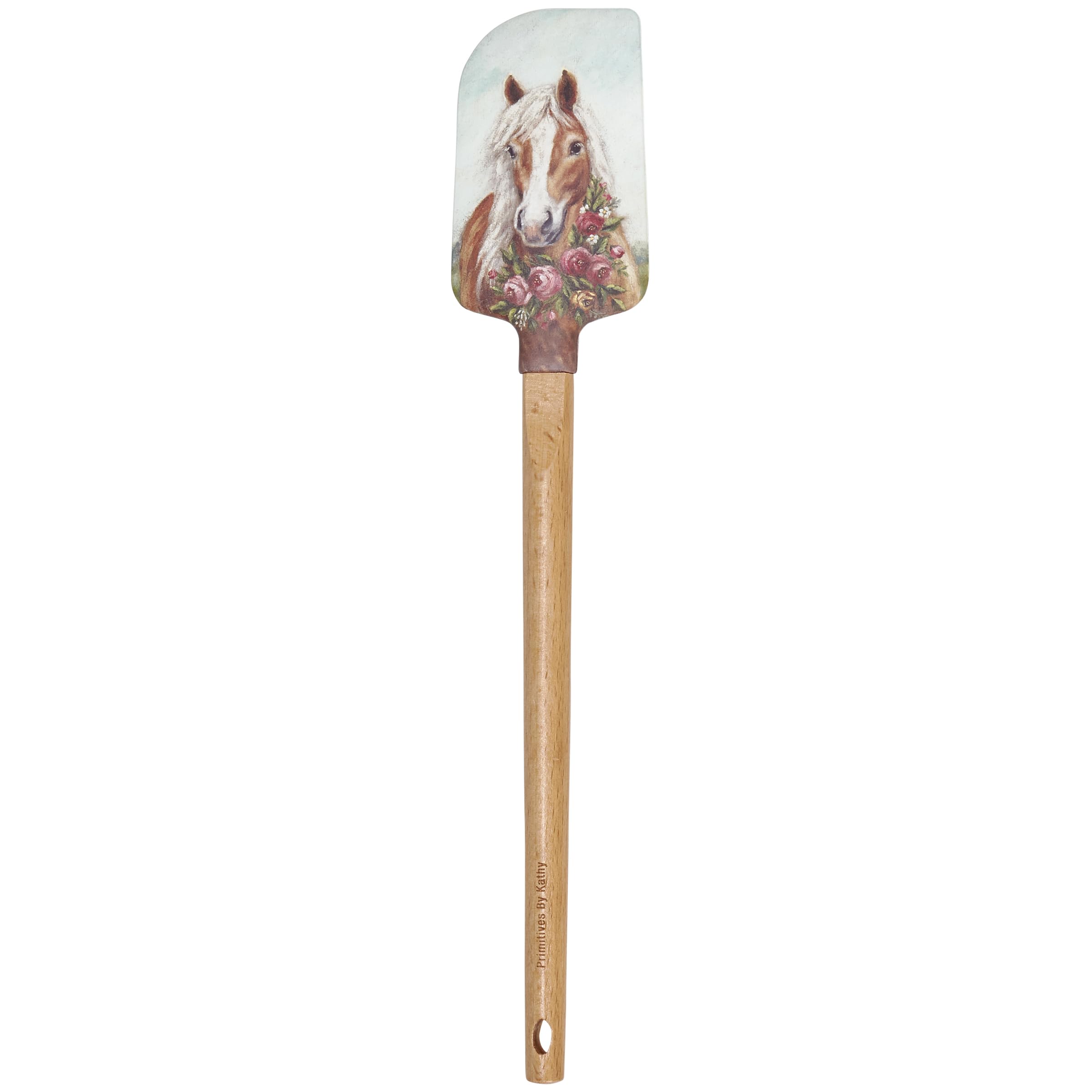 Pfannenwender mit Blumenmuster