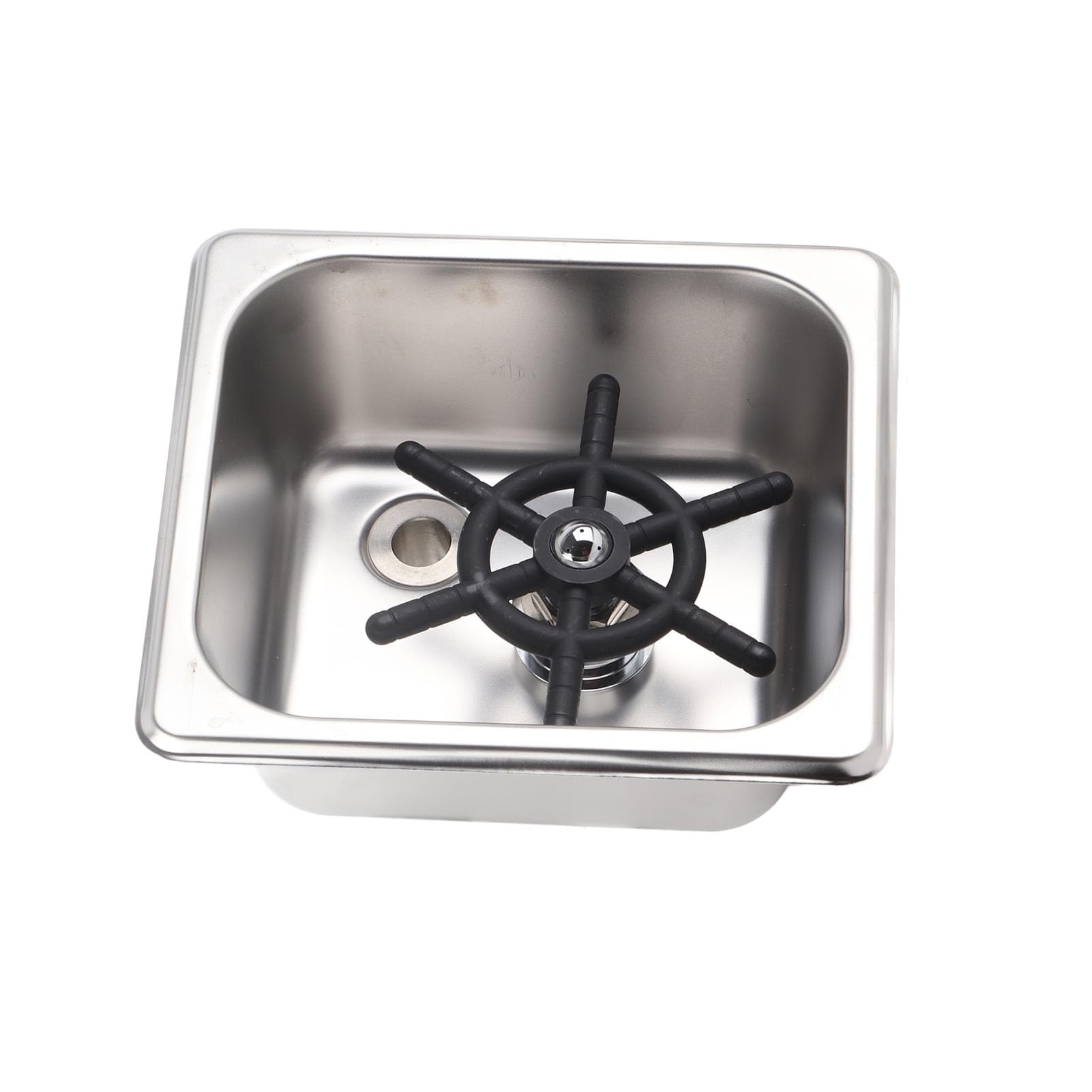Ejoyous Lavatazze per Bicchieri, Pulitore Automatico in Acciaio Inox Ad Alta Pressione con Uscita Acqua Multiangolo per Bar Pub Ristorante Hotel