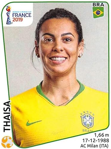 2019 Panini FIFA Women's World Cup France Album Stickers (Individual Sticker Only) Soccer #228 Thaisa Brazil 2 Inch by 2 12 Inch Collectible Sticker