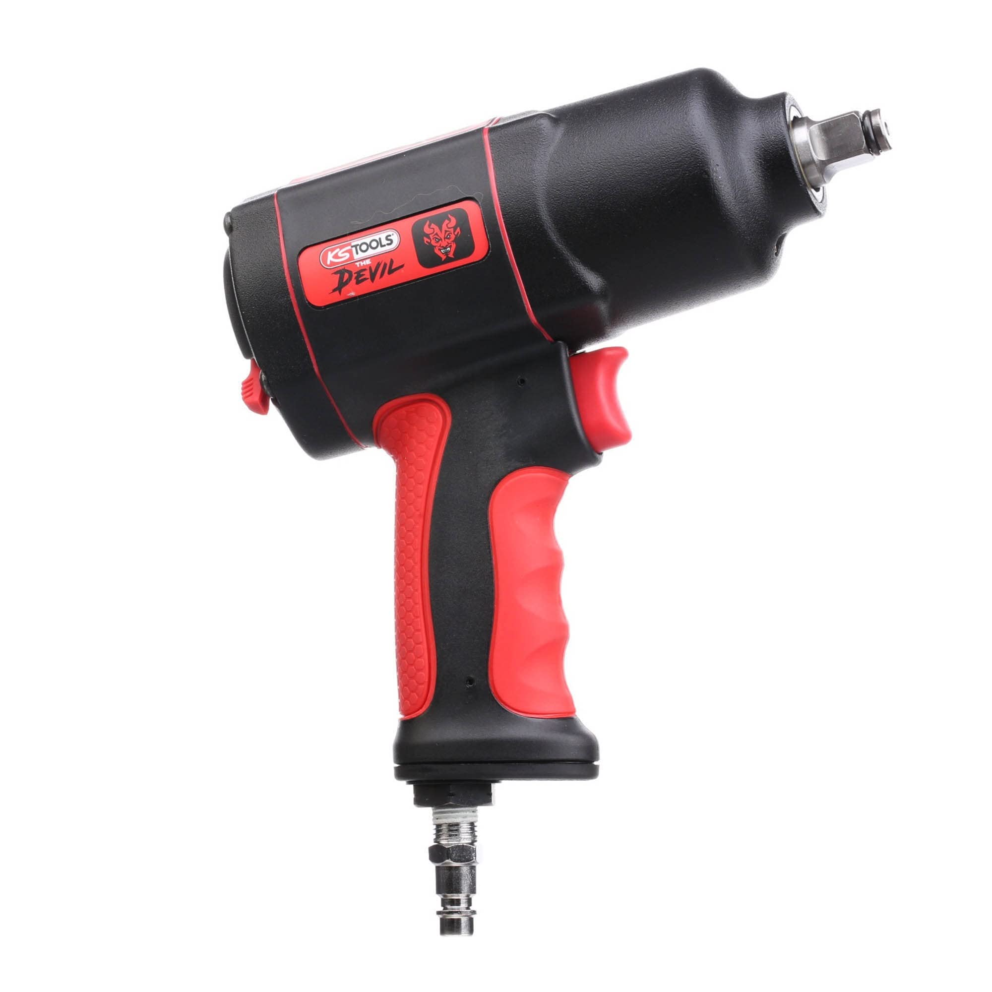 KS Tools 515.1200 Atornillador de impacto neumático de alta potencia de 1/2" THE DEVIL, 1600 Nm