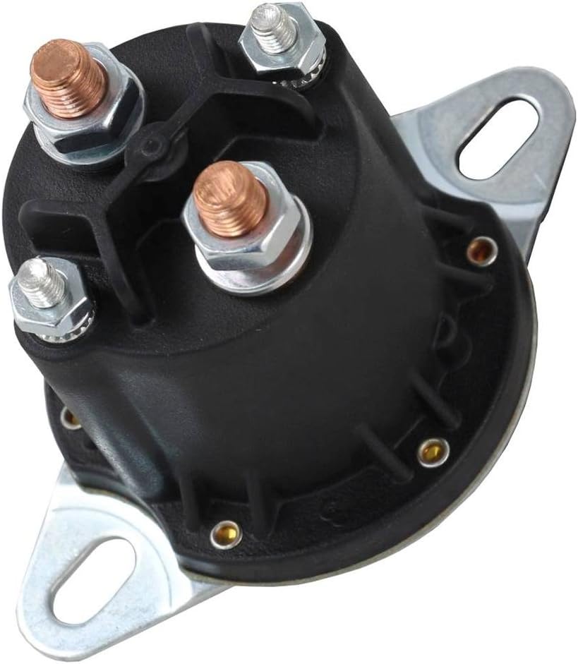 RAREELECTRICAL New 12V Snow Plow Relay Solenoid Compatible with Fisher Western Plow Buyers Salt Spreader 150 Amp 4 Terminal Continuous Duty Sealed 56131K 25634 16160410 684-1221-012 6841221012