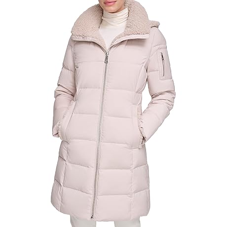 Calvin Klein: Enchanting Down Puffer - A Symphony of Comfort and Warmth