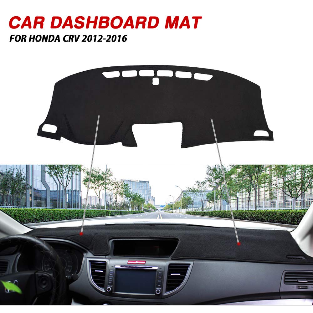 Cartist Flannel Dashboard Cover for Honda CRV 20122016 CRV Dash Cover