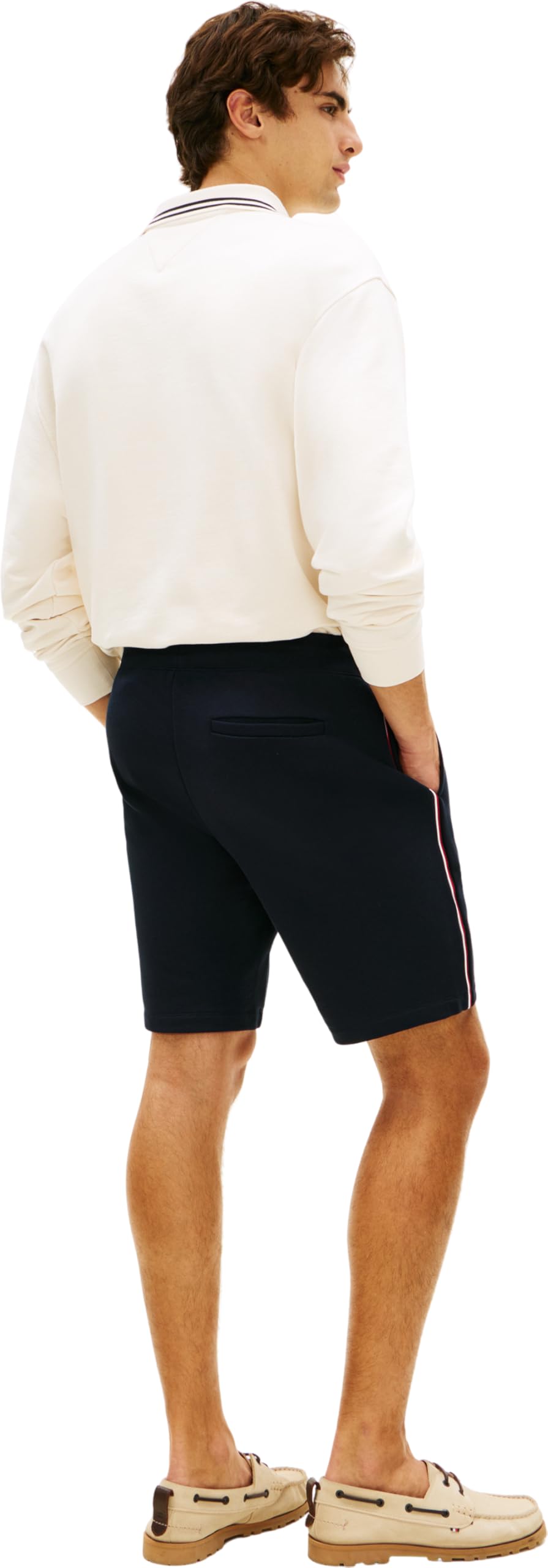 Tommy Hilfiger Global Stripe Sweatshort Mw0mw42883 - Spodnie dresowe Mężczyźni