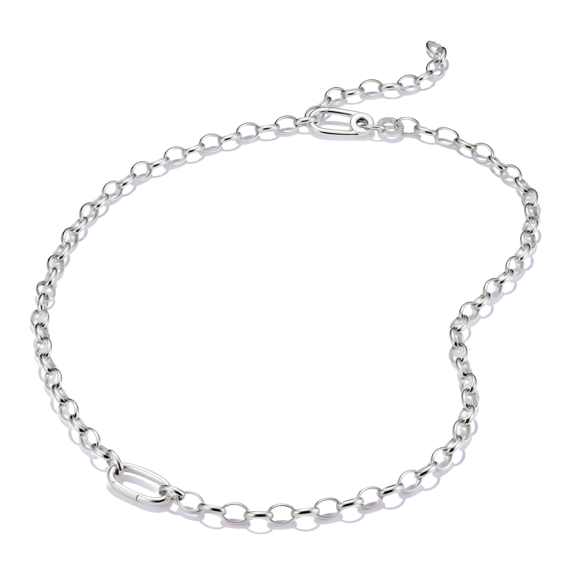 THOMAS SABO Charrm-Kette mit einem Connect Link Silber Recyceltes 925 Silber