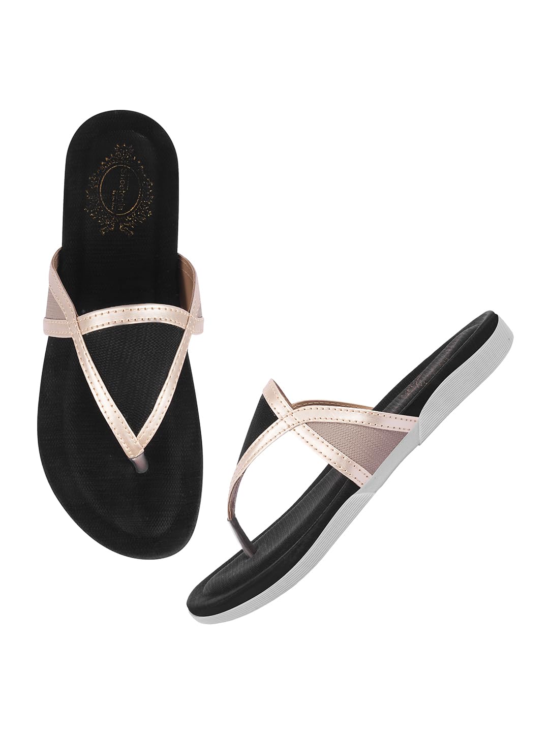 Shoetopia Womens Flat-3232 Flat Sandal-7 Kids UK (Flat-3232-Black)-EU40 (B0D2TX4DFY) Amazon Price History, Amazon Price Tracker