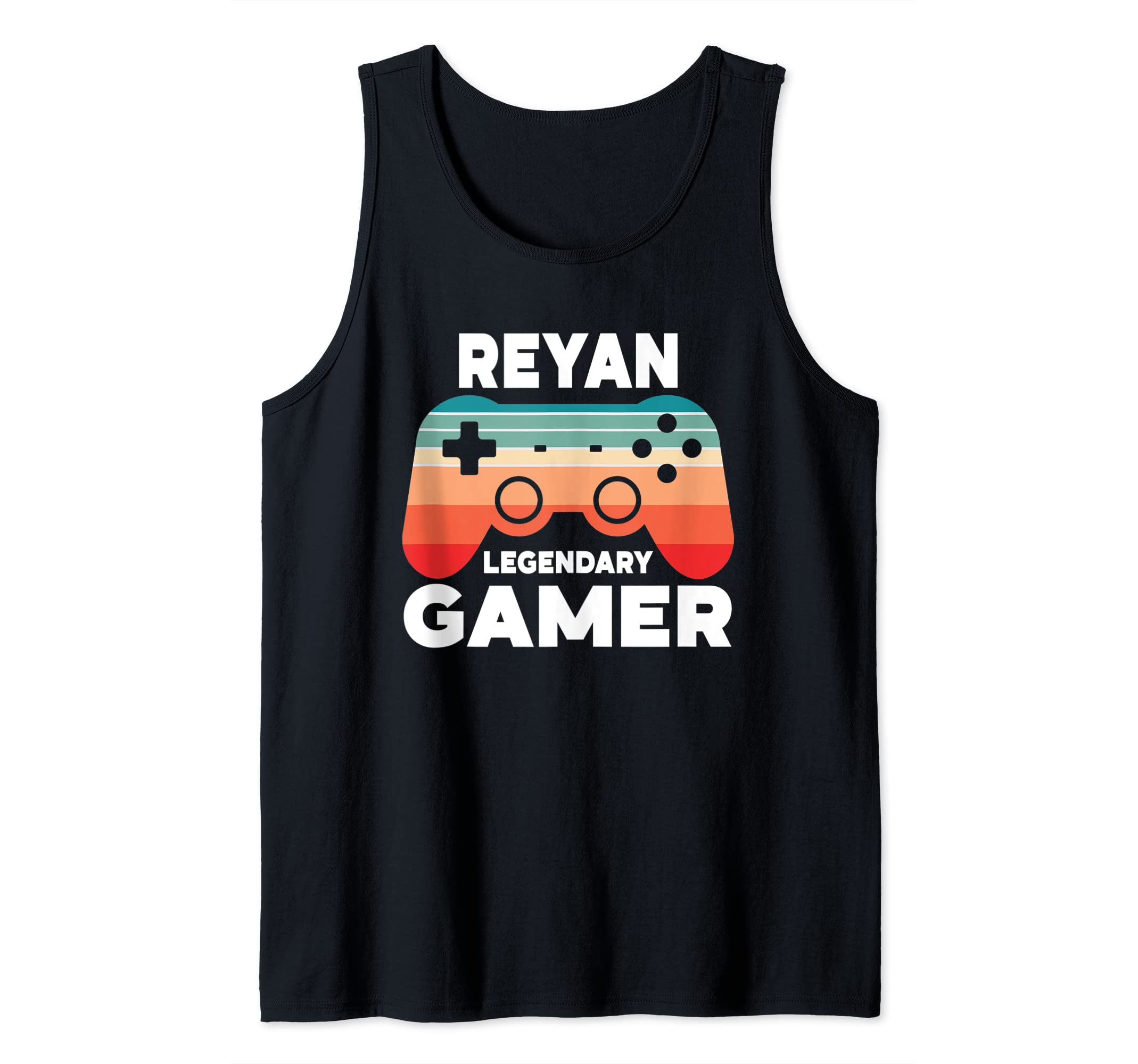 Mens Reyan Legendary Gamer Funny Personalized Reyan Gamer Tank Top