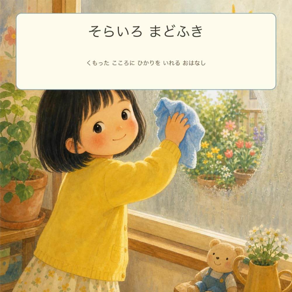 そらいろ まどふき: くもった こころに ひかりを いれる おはなし