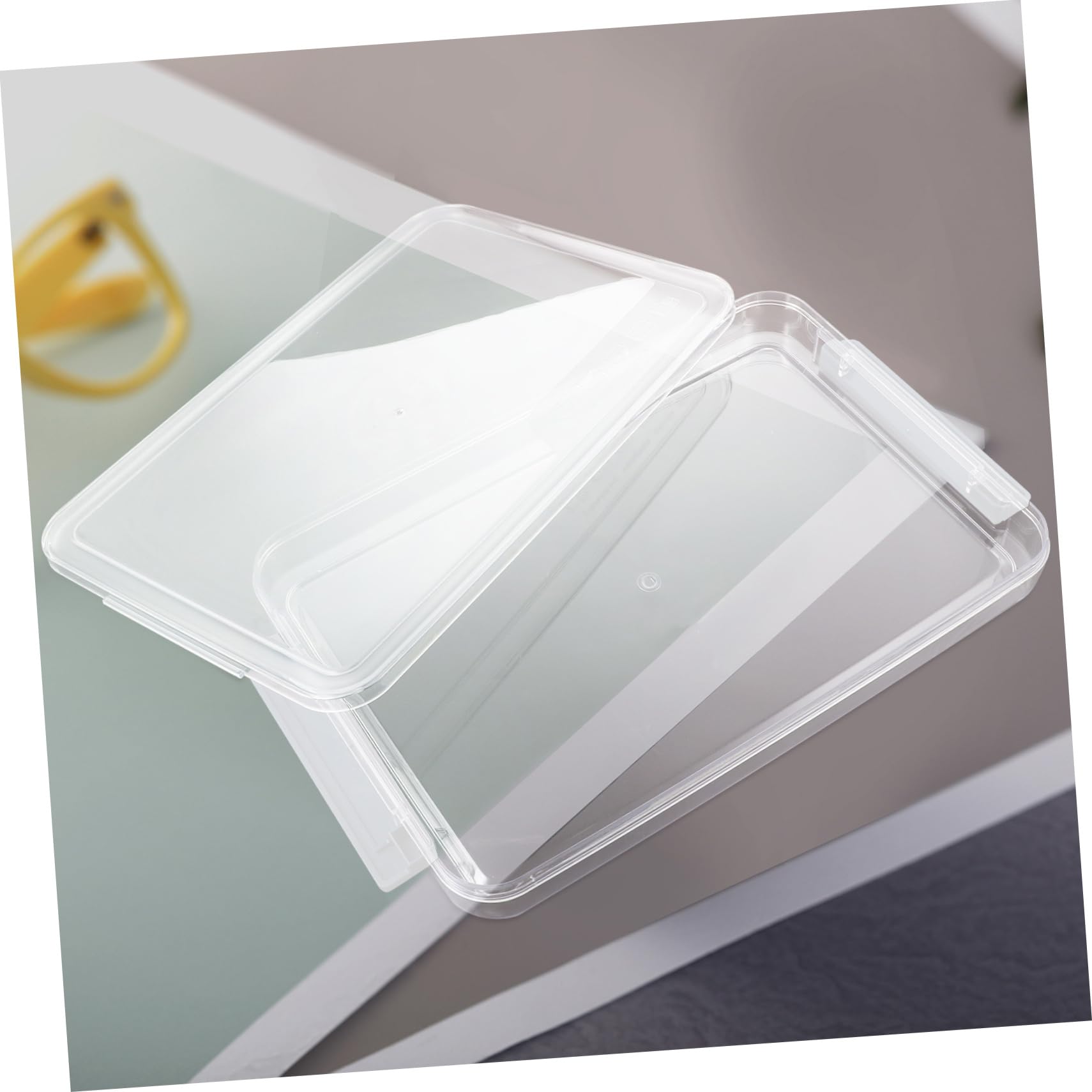 Toddmomy Schulanfang Party -pack Transparente Pet Dokumentenboxen Tragbar