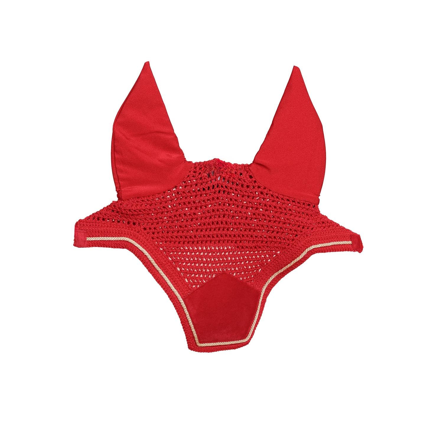 Kentucky Horsewear Bonnet Wellington Velours Rouge COB