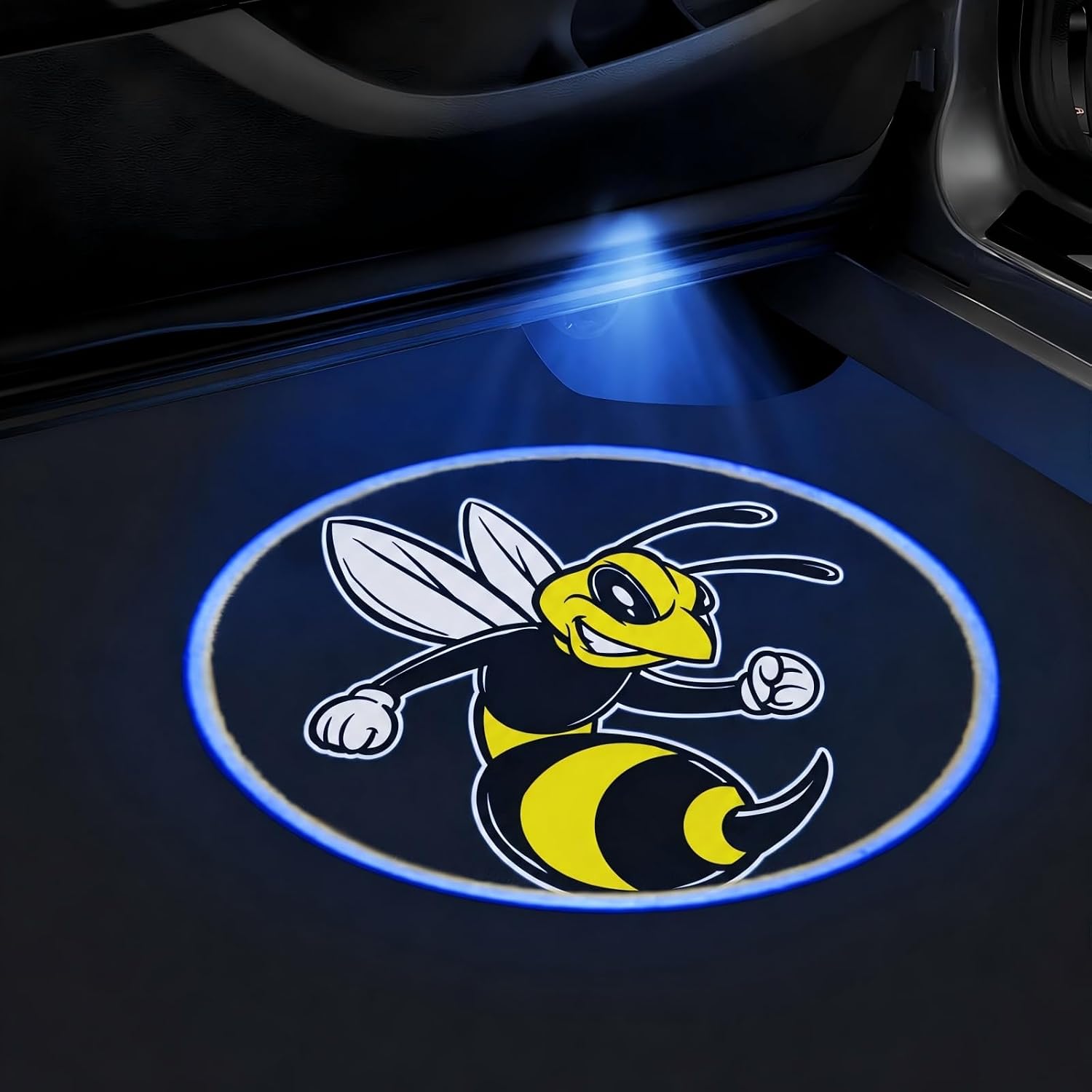 2PCS Car Door Lights Logo Projector Funny Sheep LED Welcome Courtesy Ghost Shadow Lamp fit for Dodge Ram 1500 2500 Accessories