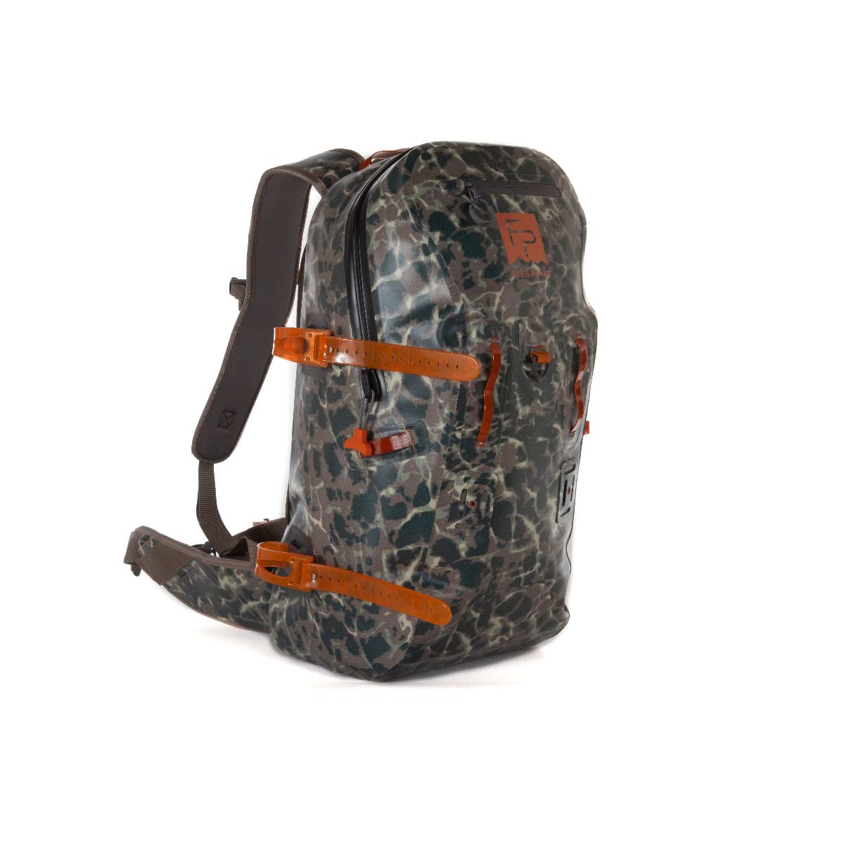 Fishpond Unisex Green Thunderhead Submersible Backpack - Eco Riverbed Camo