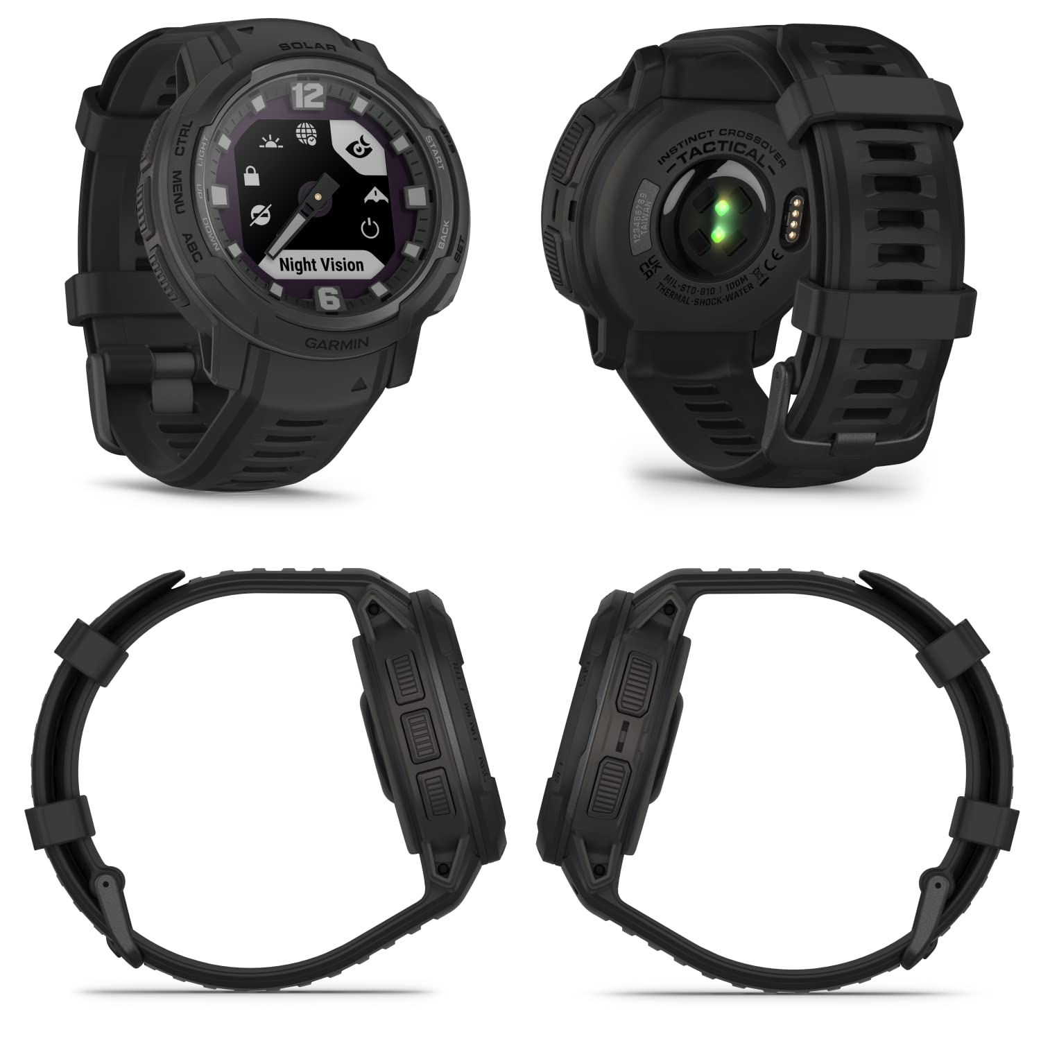 Amazon.com: Wearable4U Garmin Instinct Crossover Solar Tactical 