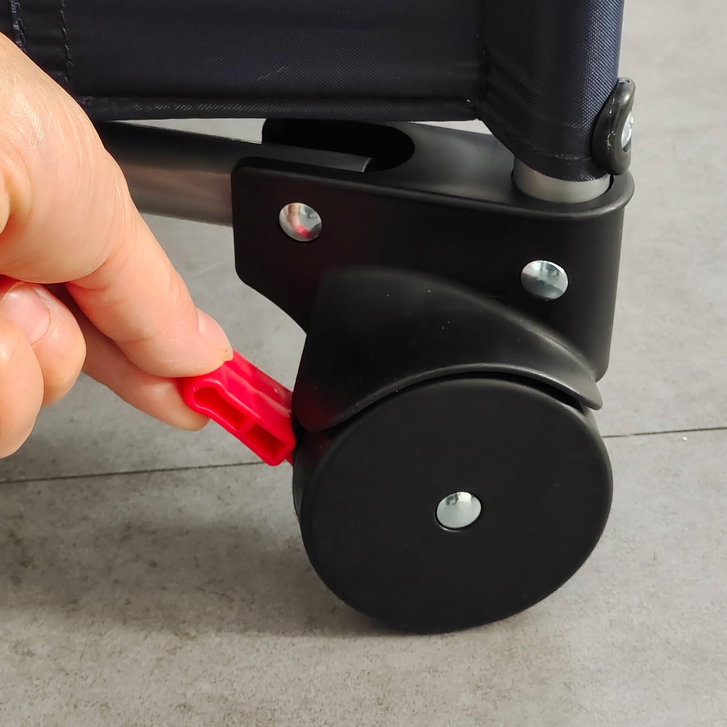 Lettino da Viaggio Comfort a 2 Livelli Pieghevole con Borsa di Trasporto, Blu