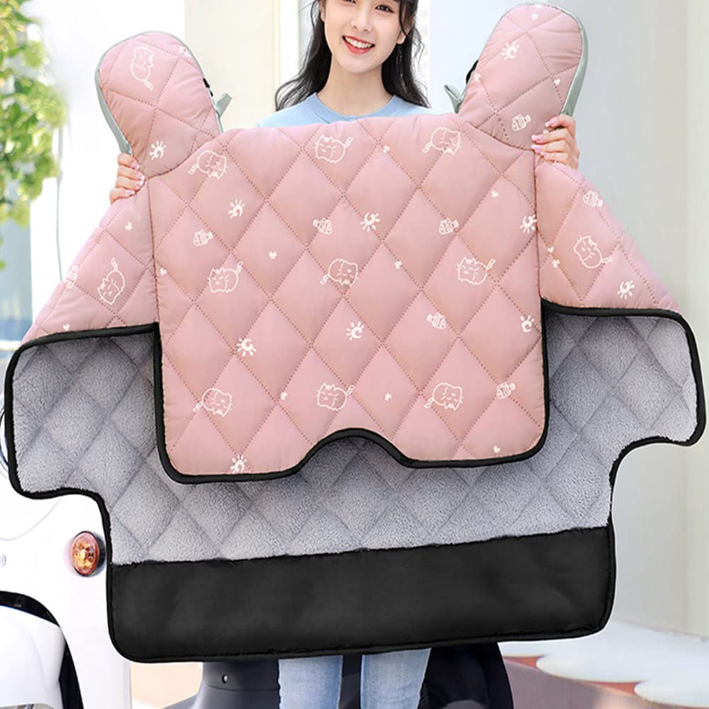 Couverture de Scooter d'hiver de véhicule électrique, Pare-Brise de Jambe de Couverture Froide, Couverture de Bicyclette Coupe-Vent d'hiver de véhicule électrique épaissie (D)
