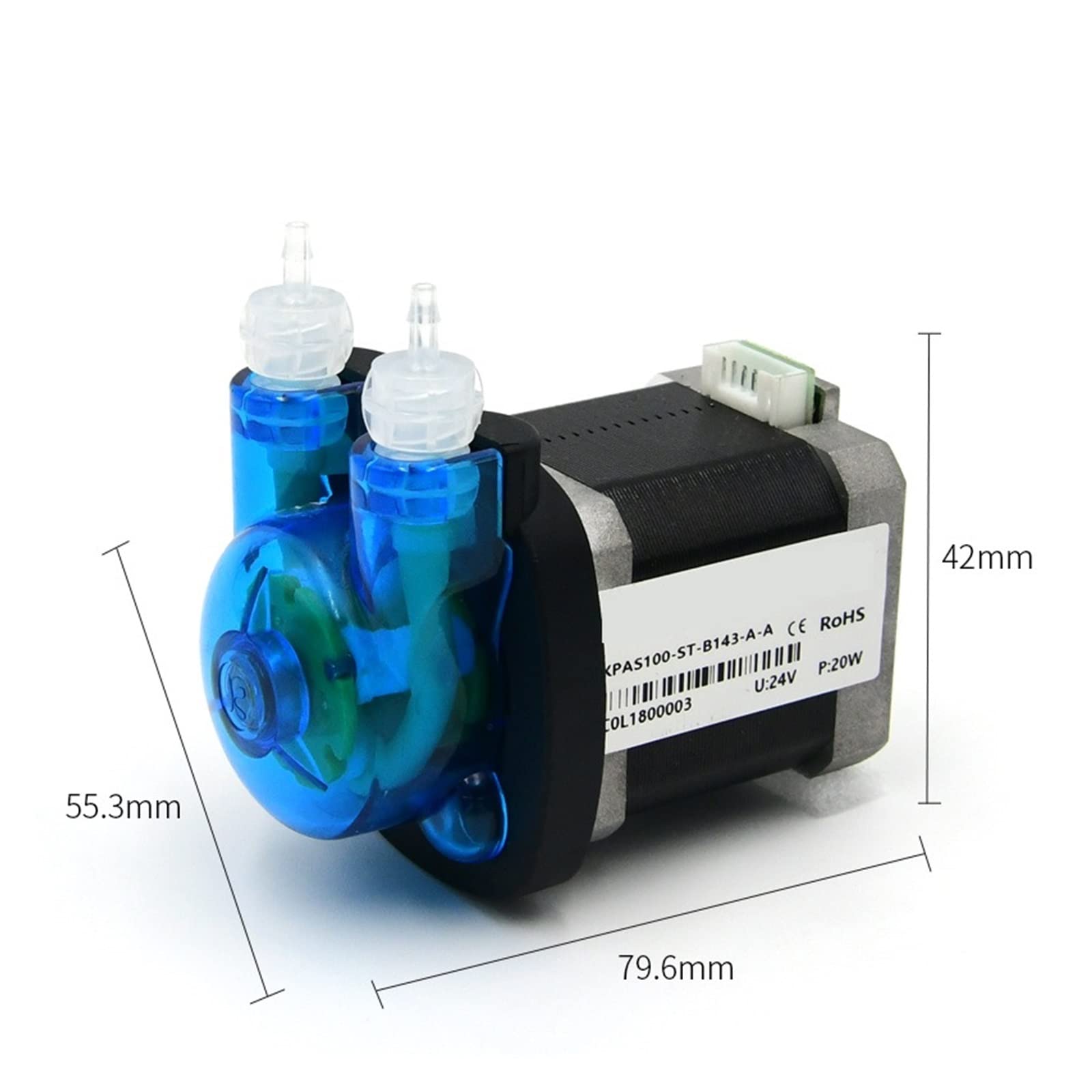 Bomba de Circulación Bomba peristáltica paso a 100 S/L Transferencia de placa Líquido viscoso no (20-110 ml/min)(B16,Kpas100-st-3)