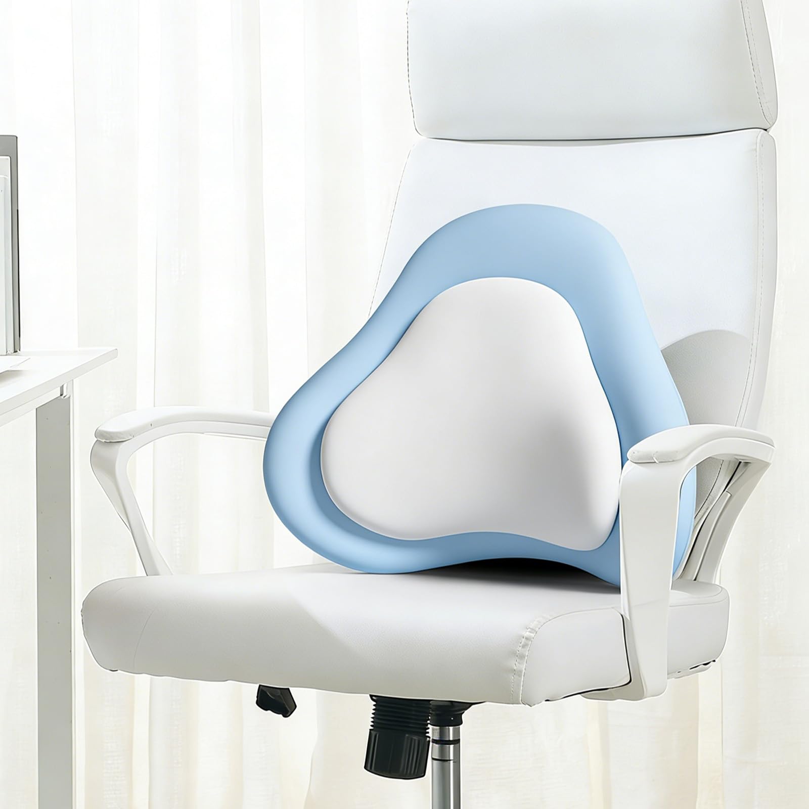 Cuscino lombare multiuso in memory foam per viaggi, casa, ufficio, auto, allineamento della colonna vertebrale e sollievo dal dolore, cuscino di supporto per la vita