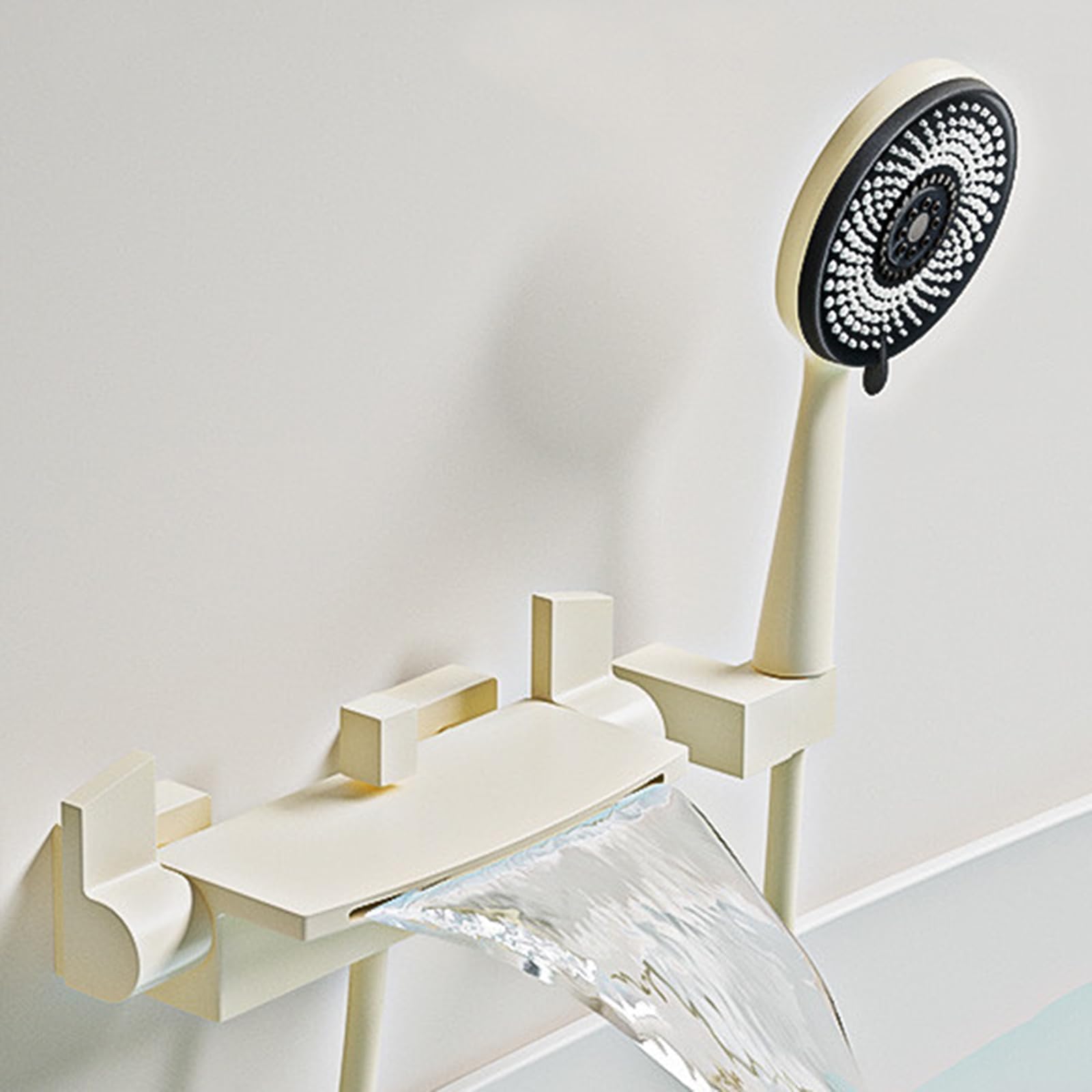 Boucheur de Douche Cascade Murale Laiton pour Robinet de Baignoire