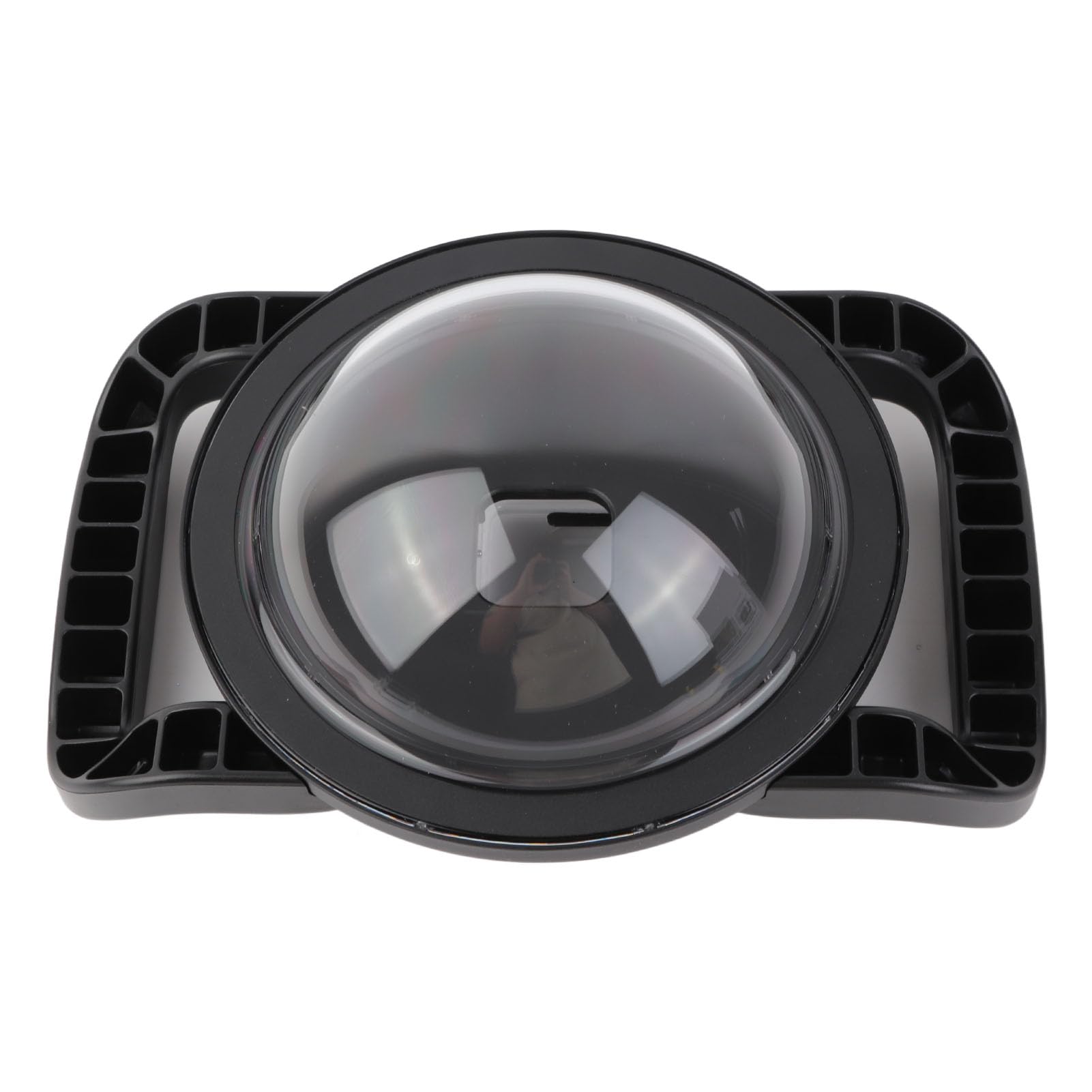 Sxhlseller SHOOT Custodia Subacquea per Fotocamera Subacquea con Doppia Porta Portatile per 9 Action Camera, Impermeabile Fino a 45 M, Visione Grandangolare a 180°, Custodia in Acrilico, con Copertura
