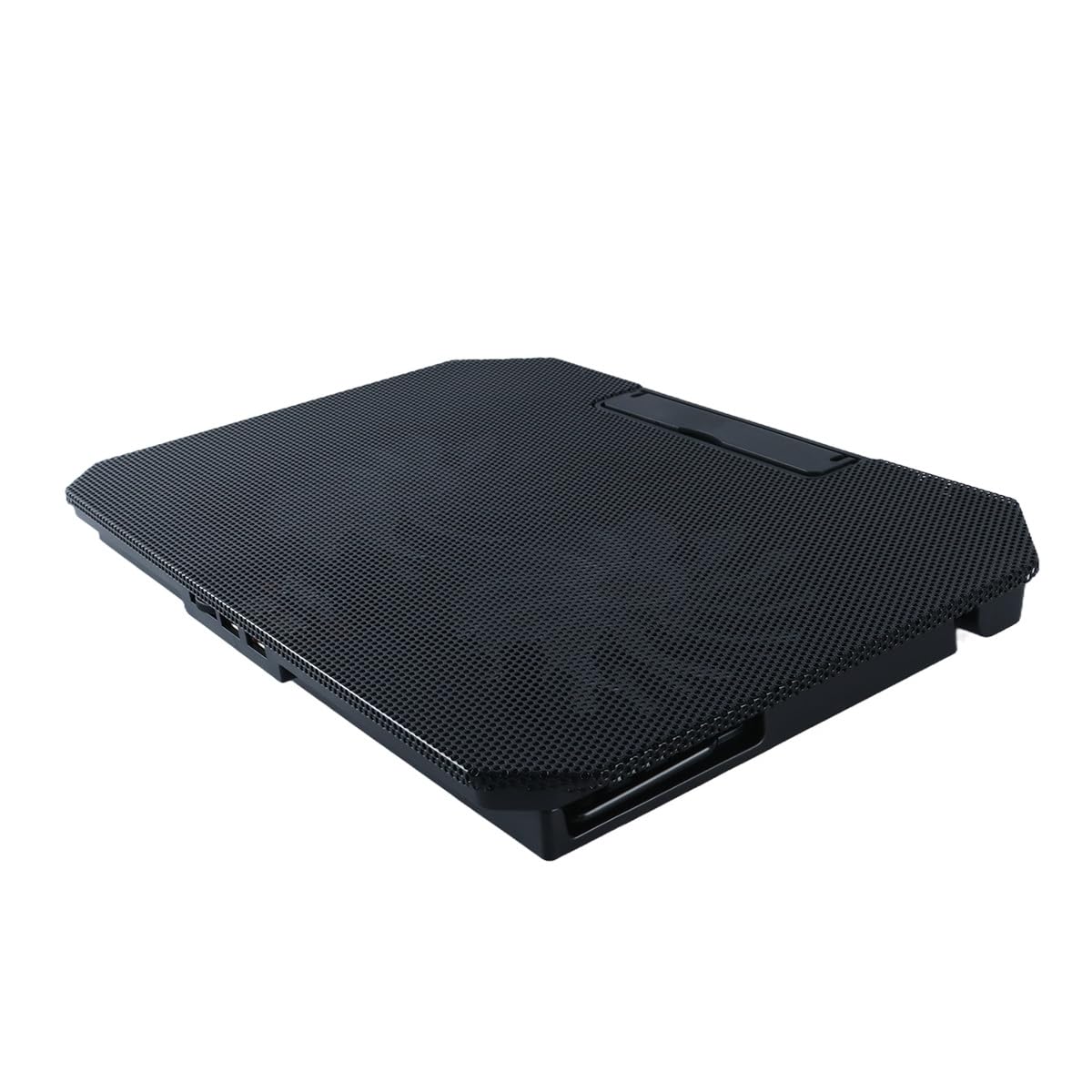 Base Refrigeradora Para Portátiles De 12 a 17 Pulgadas Con Soporte Ajustable En 4 Alturas, 2 Ventiladores Silenciosos, 2 Puertos USB Y Enfriamiento Rápido.