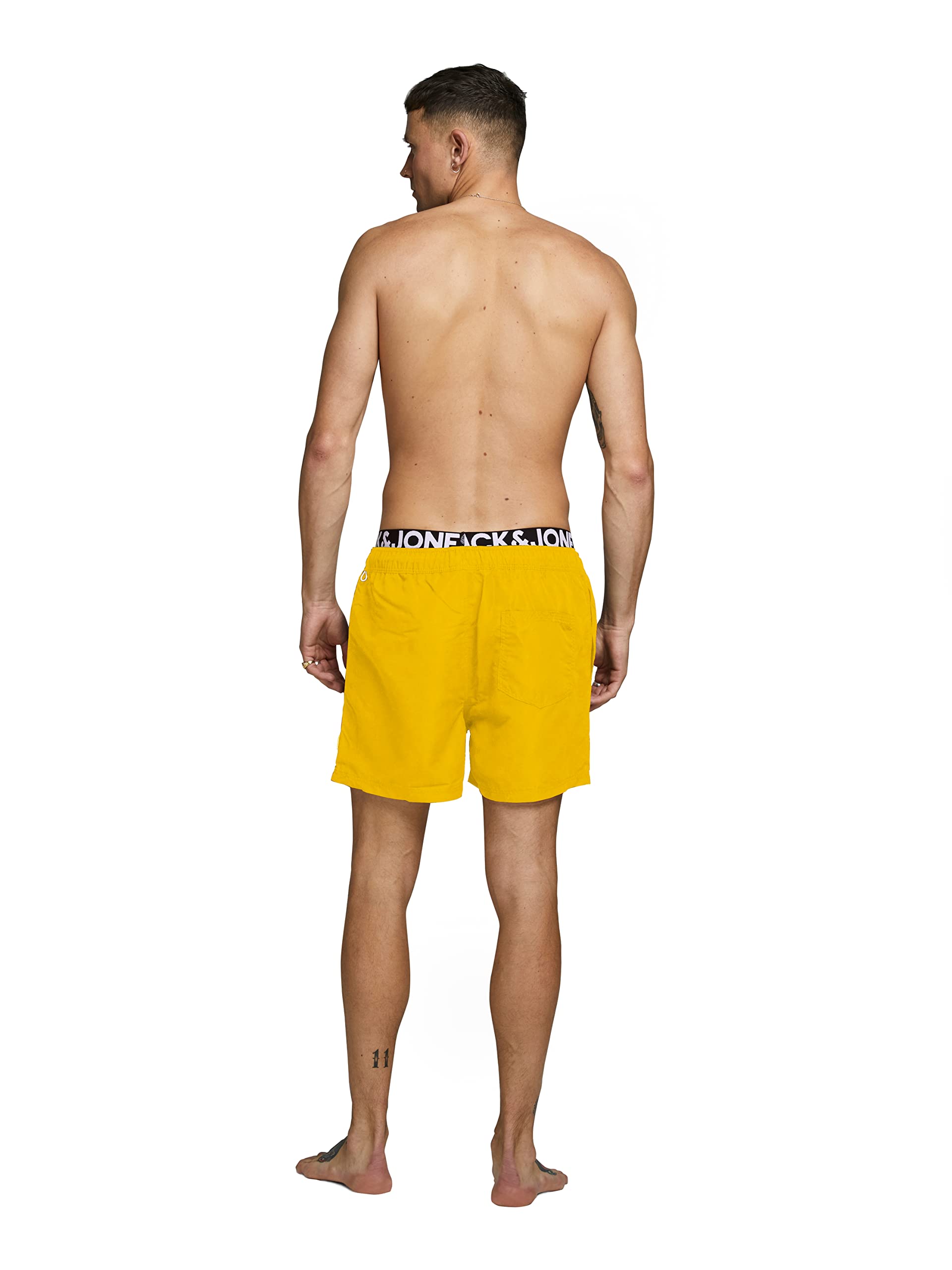 JACK & JONES Jjiaruba Jjswimshorts AKM DB WB Solid Maillot Homme