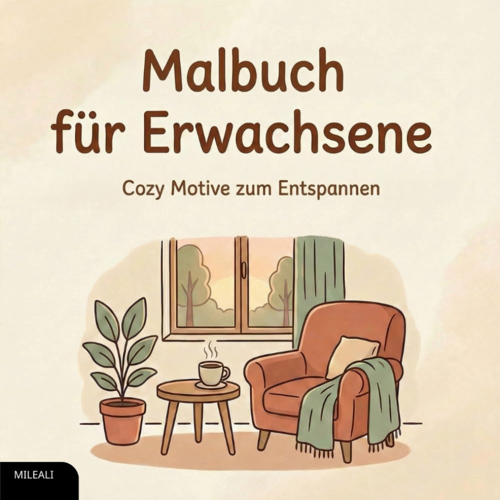 Malbuch für Erwachsene: Cozy Motive zum Entspannen