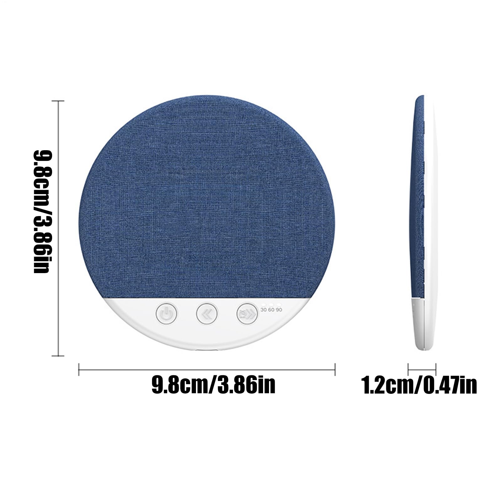 Haut-parleur à placer sous le coussin, écouteurs portables, haut-parleur sous l'oreiller pour dormir - Pour utilisation au lit, méditation, voyage, hôtel,