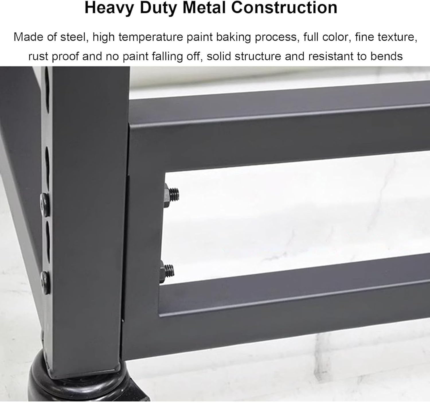 Fabric Roll Storage Rack, Adjustable Hanging Rod Stand with Wheels for Vinyl, Leather, Window Film, Wallpaper - Floor Standing Organizer for Scarves and Samples