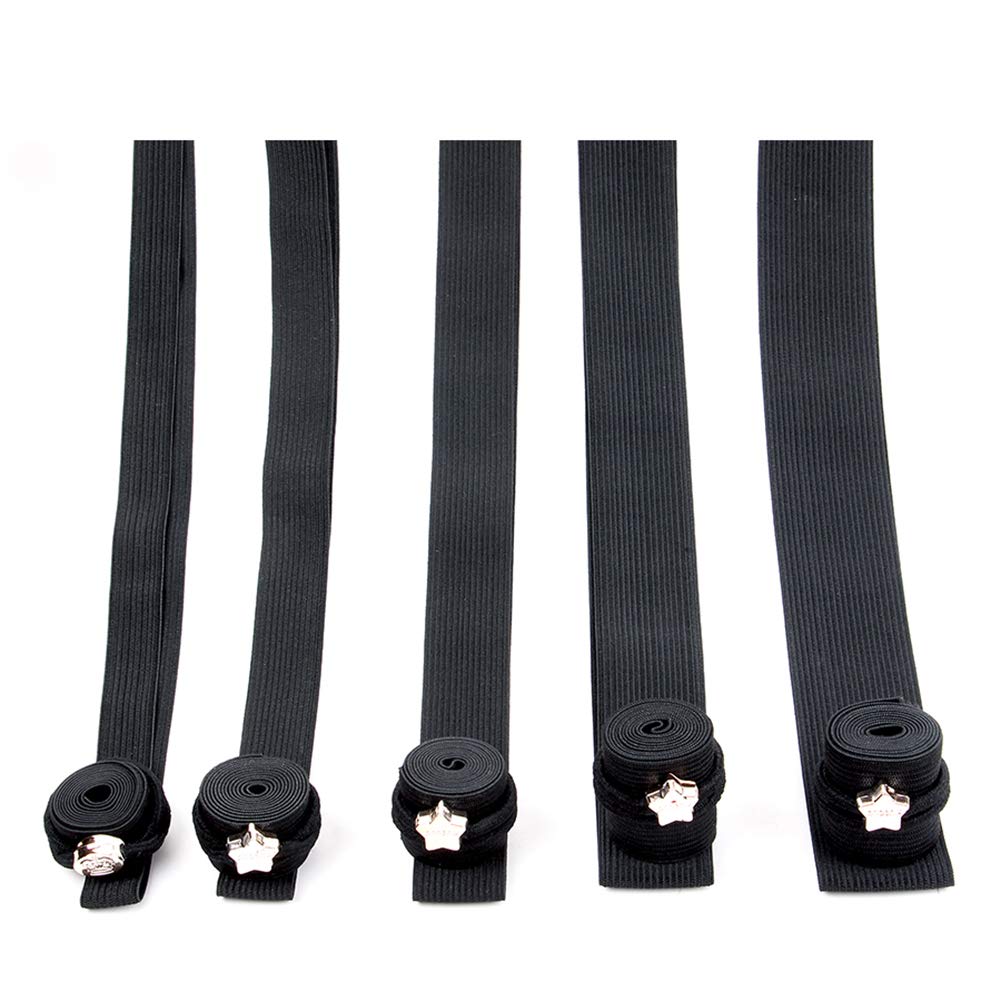 Fascia Elastica Regolabile Per Parrucche, 2,5 Cm X 6 Pezzi, Per Fissaggio Lace Front, Accessorio - 2