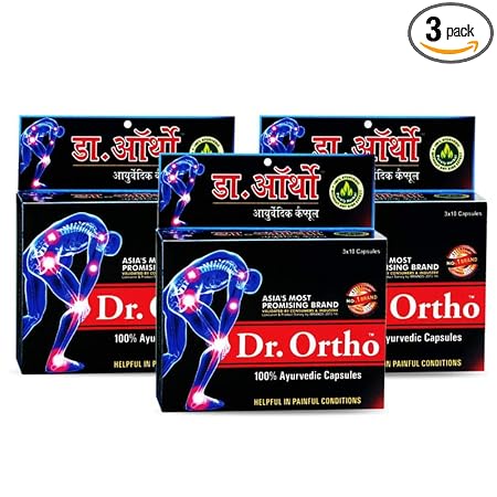 Dr Ortho Capsules, Multicolour, 30 Count, Pack of 3