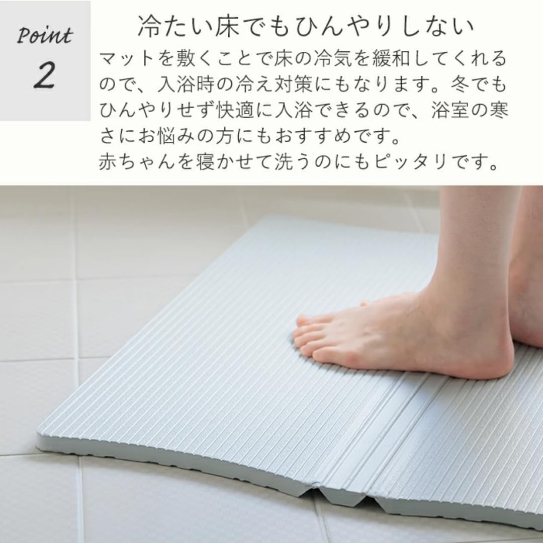WARM パタッとすのこNEO ロング ペールベージュ Amazon｜WARM パタッとすのこNEO ロング ペールベージュ｜風呂マット
