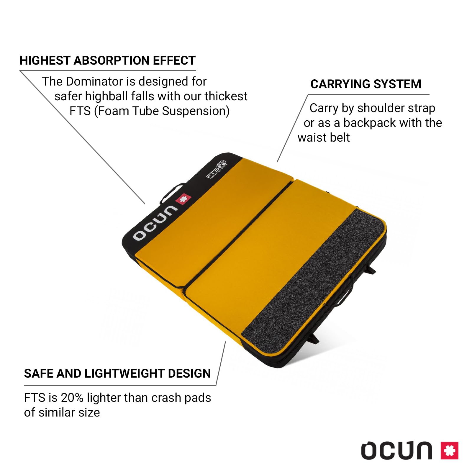 Ocun Dominator FTS Boulder Crash Pad
