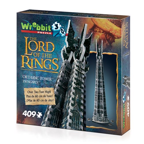 Wrebbit 3D W3D-1001 - Isengard - Orthanc Tower, Lord Of The Rings 3D-Puzzle – Bild 5