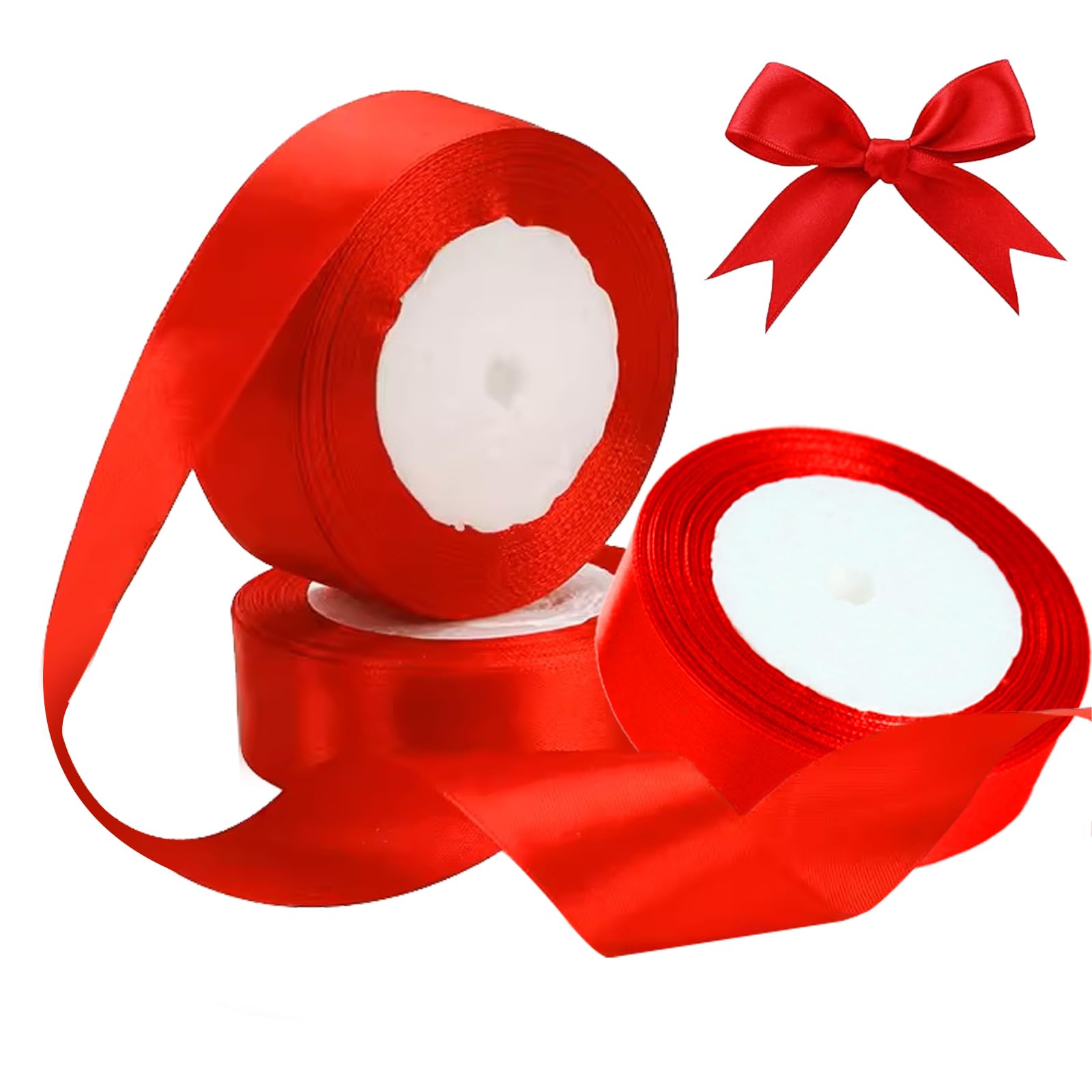 YUDANSI 3PC Deko Band Für Geschenkverpackung, 2.5 cm x 69 me