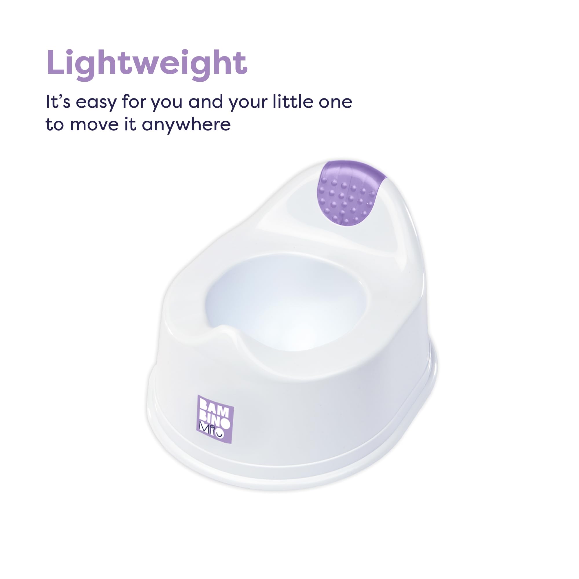 Bambino Mio, Potty, Compact and Lightweight, White