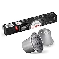 Gimoka - Capsule in Alluminio, Compatibili Nespresso in tubo