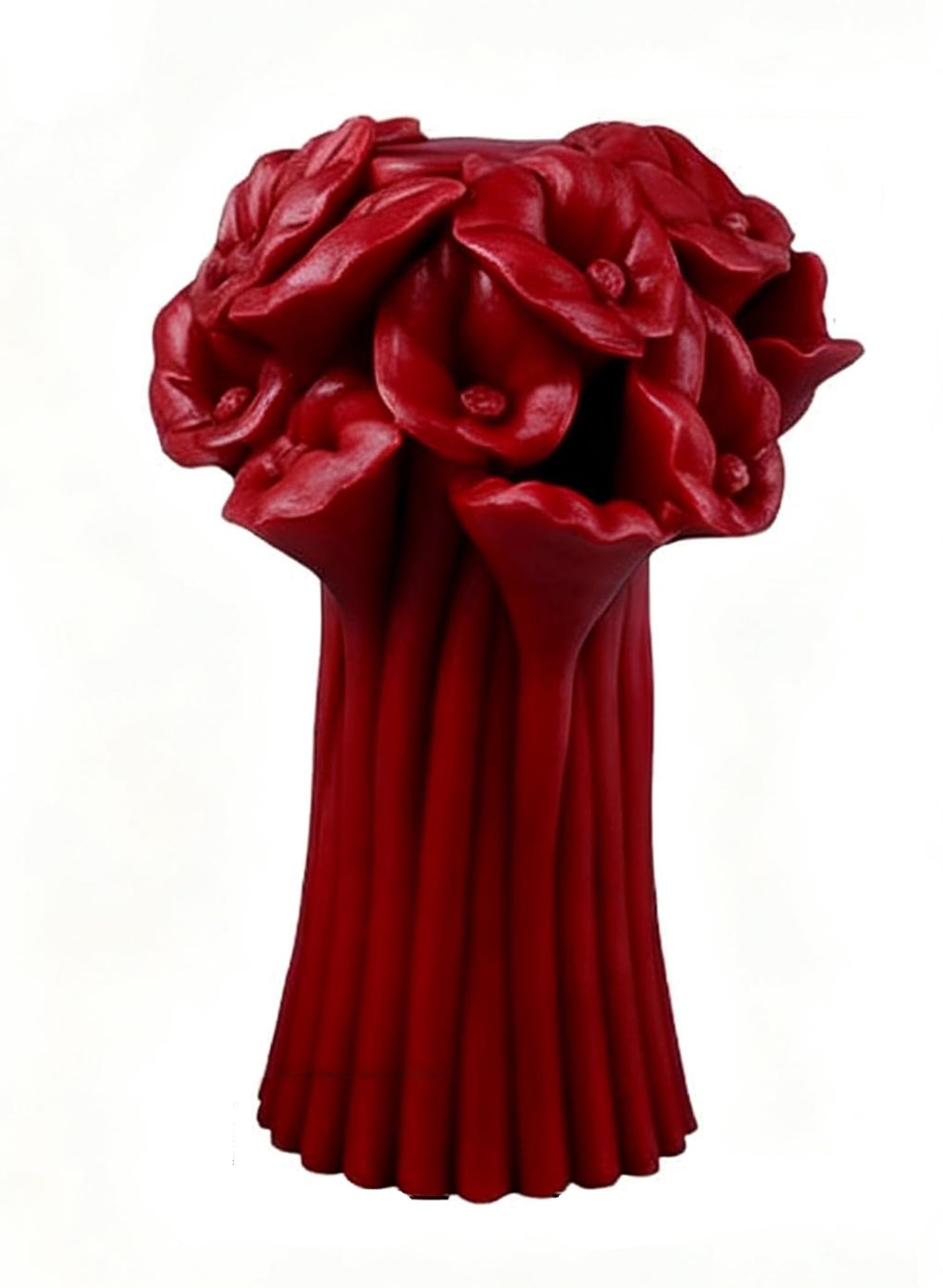 Flower Cylinder Molds Silicone Wave Spiral Candle Mold - Silicone Resin Casting Molds for Candle & Resin & Soap Craft Supplies