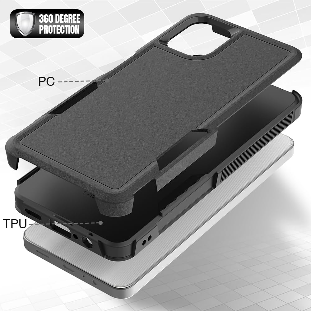 Amazon.com: Ryphez Case for Samsung Galaxy A06, TPU+PC Dual Layer