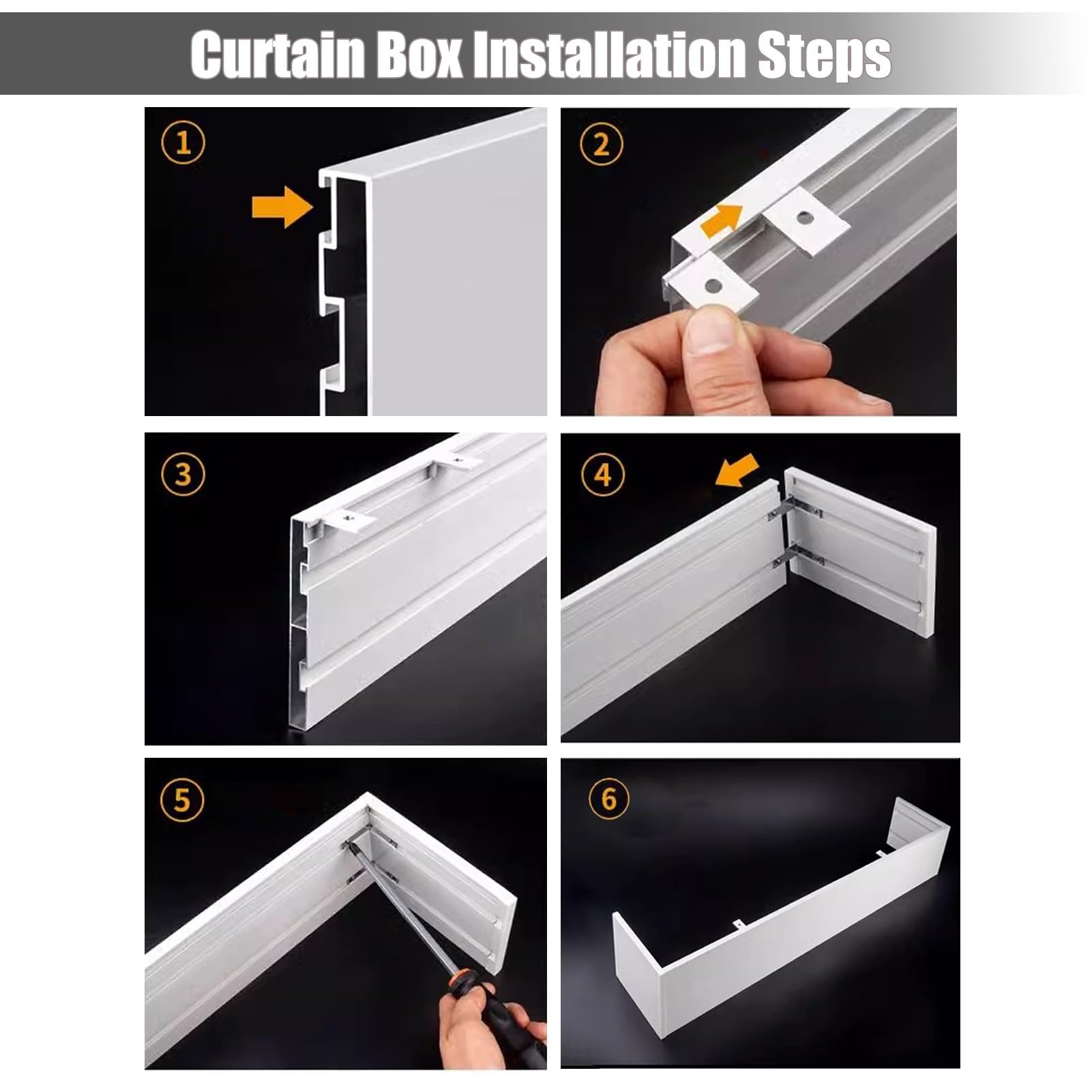 Panel de cenefa de cortina opaca de bajo consumo de 2,6 m, elegante bloqueo de luz, decoración del hogar para sala de estar, dormitorio, cocina, oficina, mejora la privacidad