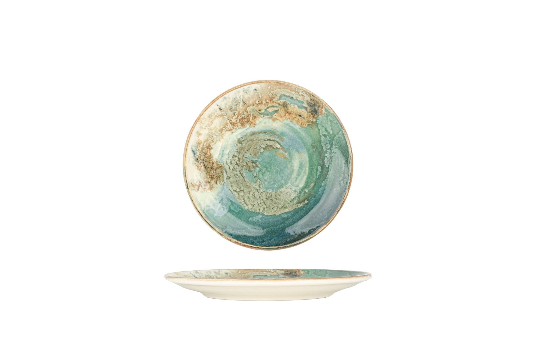 Bonna Assiette à desserts - Futura - Porcelaine - 19 cm - lot de 6