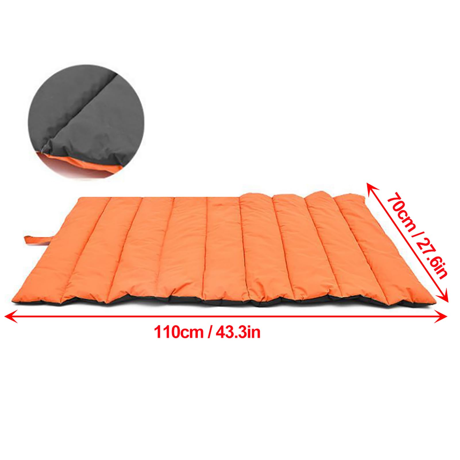 ZJchao Cooling Mat for Dogs and Cat Outdoor Dog Bed Cooling Mat Portable Pet Camping Bed for Dogs Cats for Car Crate Sofa also For Indoor Outdoor Camping Travel - Image 3