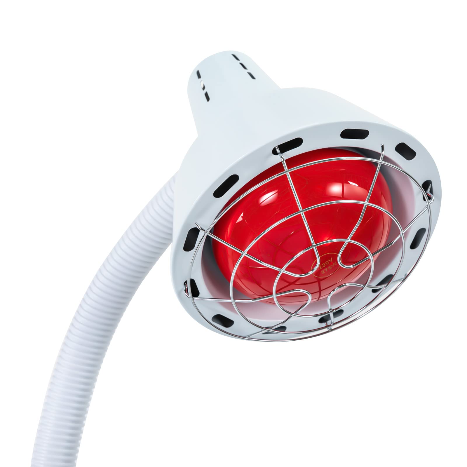 Lampe à lumière rouge - Lampe thérapeutique - 275 W - 10 vitesses - Rotation à 360° - Avec minuterie, télécommande, hauteur réglable et 5 rouleaux - Thérapie professionnelle à la lumière
