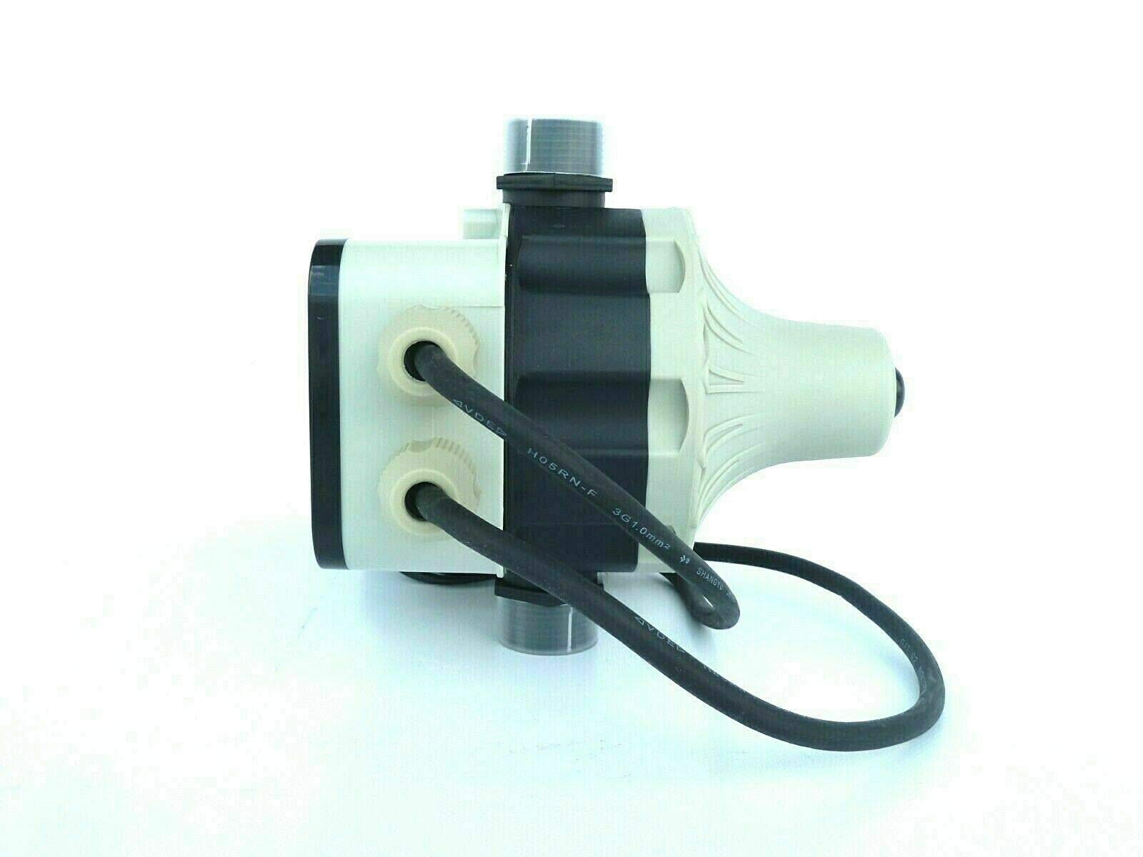 Kreiselpumpe 1,1 Kw Edelstahl 5400 L/h, 6,5 Bar Gartenpumpe mit Druckschalter einstellbar und Trockenlaufschutz