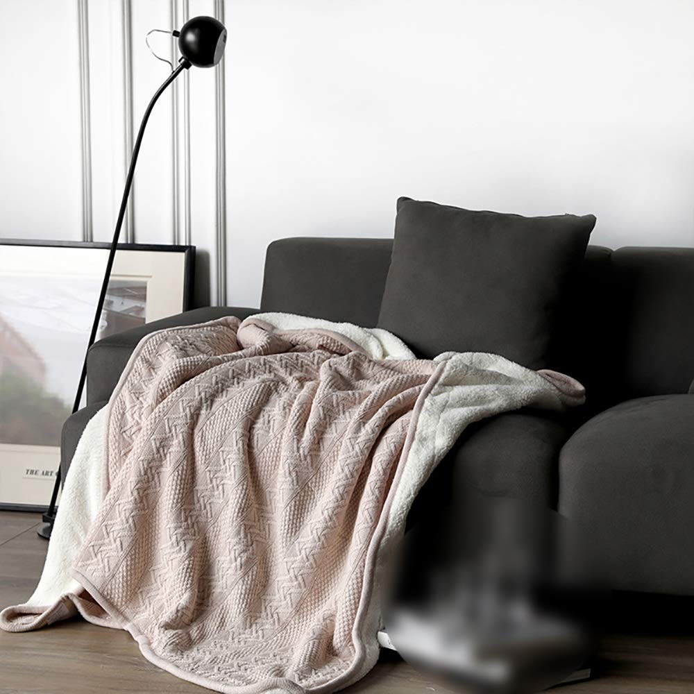 YUTCRE Fleece Blankets Throw Blanket Double/Twin, Cozy Soft Light Warm Luxury Bed Blankets for Sofa Couch Multipurpose All-Seasons Microfiber Blanket, Wrinkle Resistant And Anti-Fade