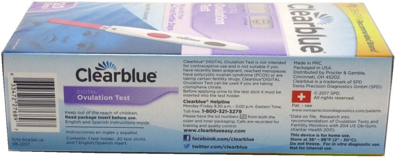 Clearblue Digital Ovulation Test, 20 Tests