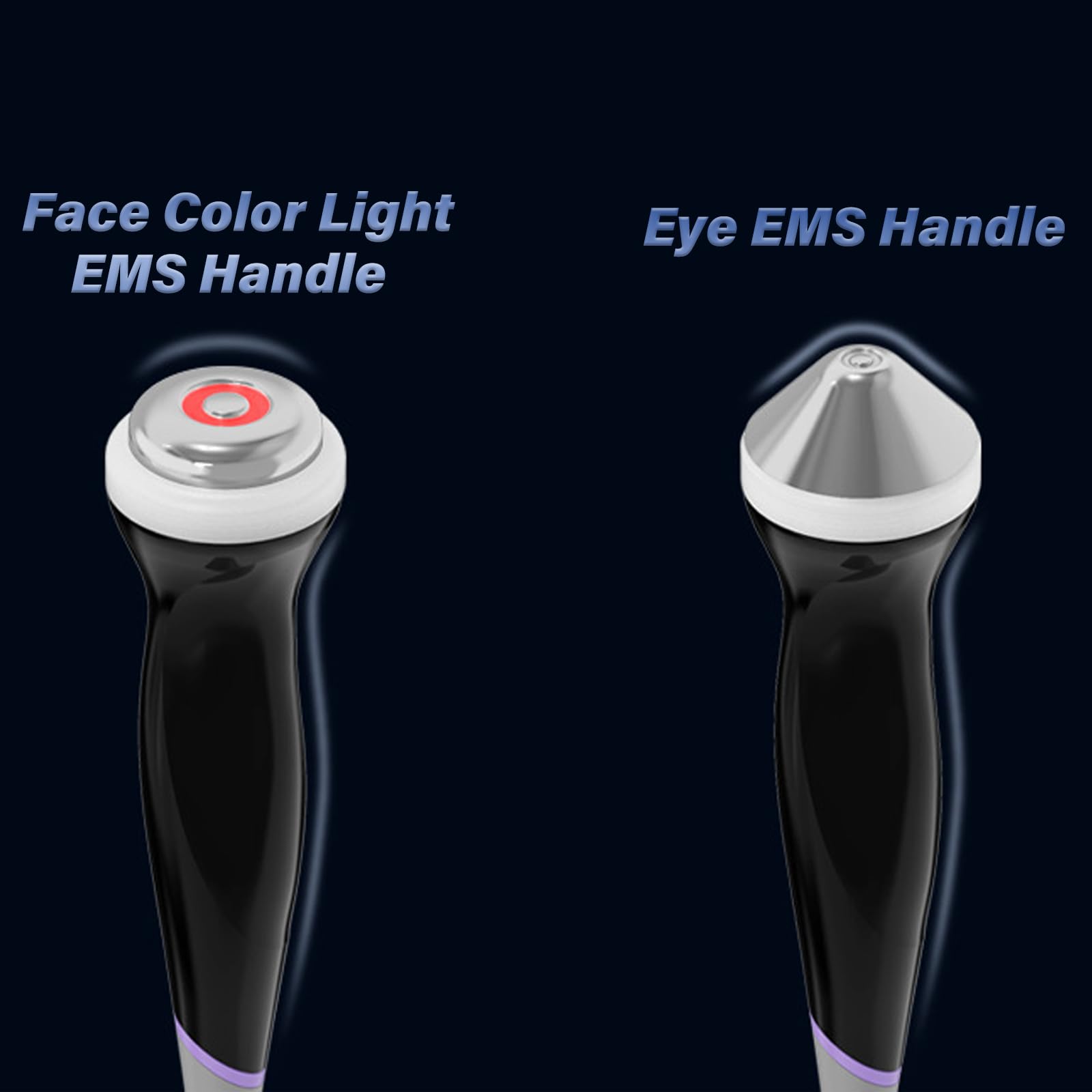 Elitzia Masajeador de ojos para bolsas de ojos y ojeras 2 en 1, dispositivo de levantamiento facial y reafirmante, masajeador de contorno para esculpir la cara, reduce las líneas finas, arrugas, salón
